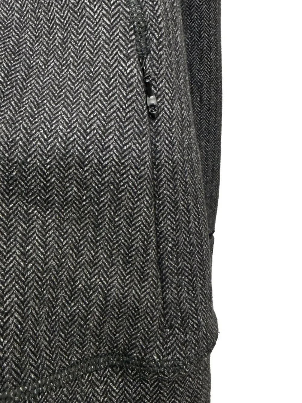 Lululemon Think Fast Long Sleeve Heathered Herringbone Women's top size 10 - Picture 8 of 9